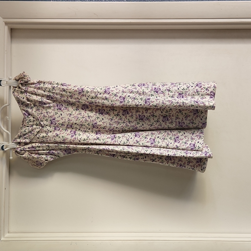 Betsy Johnson floral strapless mini dress